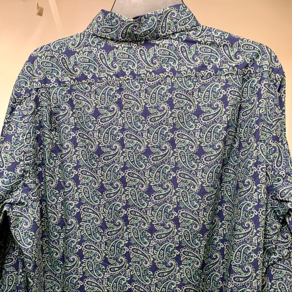 Daniel Cremieux Long Sleeve Paisley Button Shirt L - Picture 6 of 7